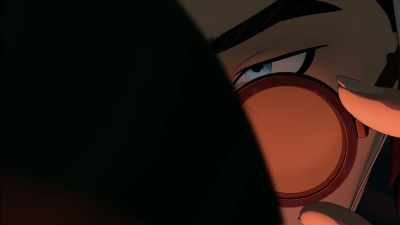 [suspenseful music playing] - BLUE EYE SAMURAI