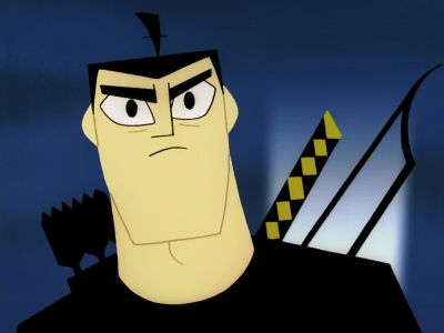 (SUSPENSEFUL MUSIC PLAYING) - Samurai Jack