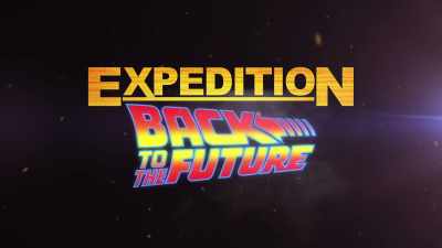 [suspenseful music playing] - Expedition: Back To The Future