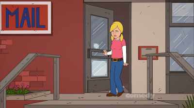 [suspenseful music] - Corner Gas Animated