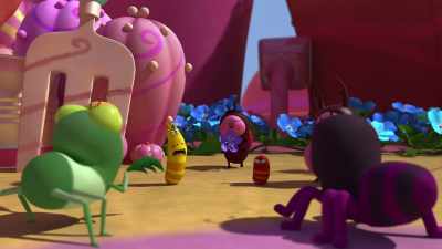 [suspenseful music] - Larva Family