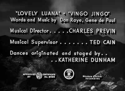 (suspenseful orchestral music) - Pardon My Sarong