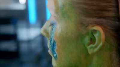 [suspenseful percussive music playing] - Glow Up: Britain's Next Make-Up Star