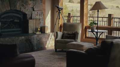 Swanky, yet cozy. - Trapped in the Rocky Mountains
