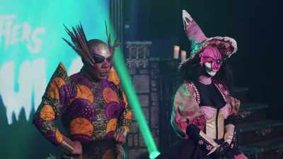 [Swanthula cackles] - The Boulet Brothers' Dragula: Titans