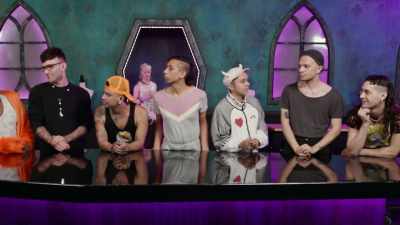 - [Swanthula]
Previously on "Dragula." - The Boulet Brothers' Dragula: Titans