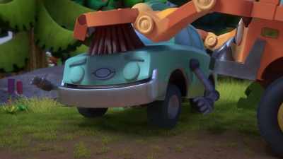 -[Sweeper Paws whirring]
-[Ed laughs] - Mighty Monsterwheelies