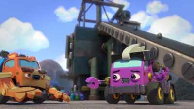 [Sweeps gasps] - Mighty Monsterwheelies