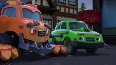 [Sweeps gasps] - Mighty Monsterwheelies