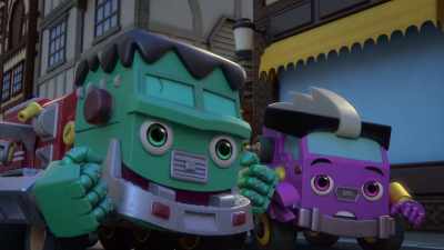 [Sweeps sniffing] - Mighty Monsterwheelies