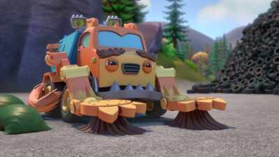 [Sweeps whimpers] - Mighty Monsterwheelies