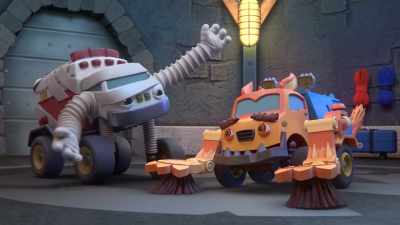 [Sweeps whimpers] - Mighty Monsterwheelies