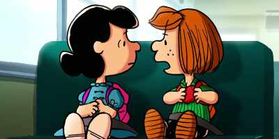 Sweet.
[all laughing] - Snoopy Presents: Lucy's School