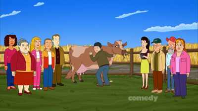 Sweet, beautiful Carlene...
[groaning] - Corner Gas Animated