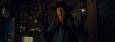 My theory isYou're working with man who poisoned the coffyAnd both of y'all murdered minnieand sweet Dave and whoever else picked this bad luckday to visit minnie's haberdashery this morningAnd at some point y'all intented to bushwhack John Ruth and free - The Hateful Eight