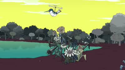 Sweet robot swan of Botswana. - Futurama