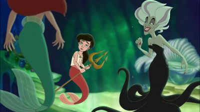 Sweetheart hand me my trident now - The Little Mermaid 2: Return to the Sea
