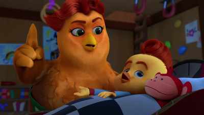 [Sweetie chuckles] - The Chicken Squad