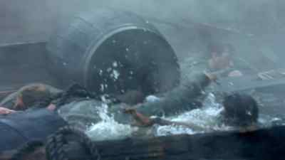 Swim for the shore!
Try to reach the shore! - Black Sails