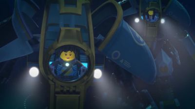 Switching on thrust-jets. - Ninjago: Masters of Spinjitzu