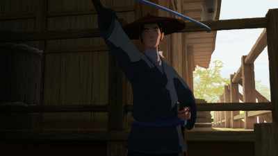 [sword chiming] - BLUE EYE SAMURAI