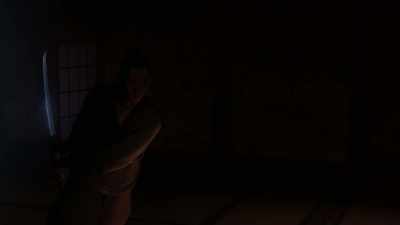 -[sword clashing]
-[grunting] - BLUE EYE SAMURAI