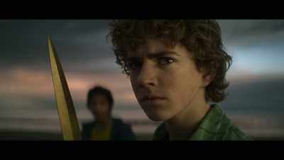 [sword unsheathing] - Percy Jackson and the Olympians