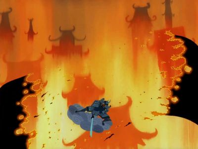 (SWORDS CLANGING) - Samurai Jack