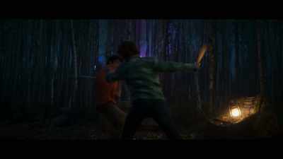 [swords clashing] - Percy Jackson and the Olympians