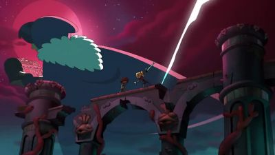 [swords clinking] - Amphibia