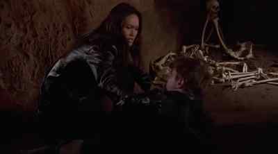 SYDNEY: Are you all right?
NIGEL: Yea. - Relic Hunter