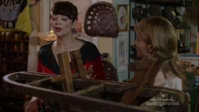 Sydney shows up,
finds him there, - Garage Sale Mystery: The Art of Murder