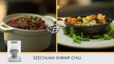 SYDNEY: This is Szechuan shrimp chili. - Secret Chef