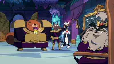 [Sylvester grunts] - King Tweety