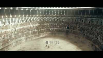  - Symmachus' games
 are finally underway. - Colosseum