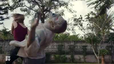Taani and her dad
doing the same thing. - Zombie Tidal Wave