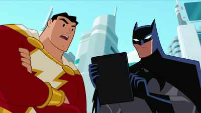 (TABLET BEEPS) - Justice League Action