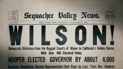 - Taft came in third,
Roosevelt came in second. - Theodore Roosevelt