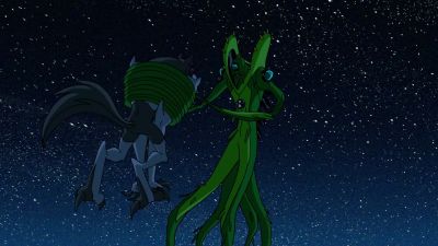 TAG, AND YOU'RE IT,
FANGFACE. - Ben 10