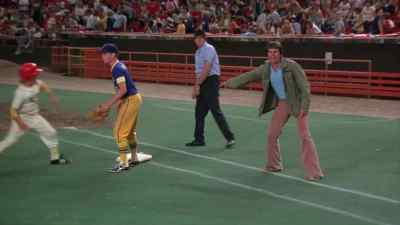 Tag up. Tag up. - The Bad News Bears in Breaking Training
