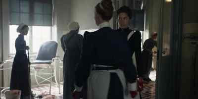 Take your apron off first,
and then do it. - The Alienist