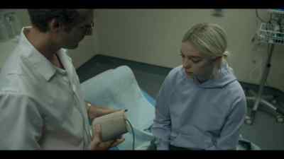 Take your arm
out of your sweater. - Hanna
