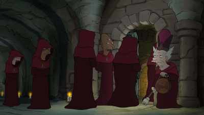 Take your assigned positions
and prepare for our sacred ceremony. - Disenchantment