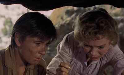 Take your ax and go cut
two long poles for a litter. - Old Yeller