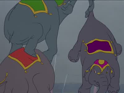 Take your foot out of my eye, clumsy ox. - Dumbo