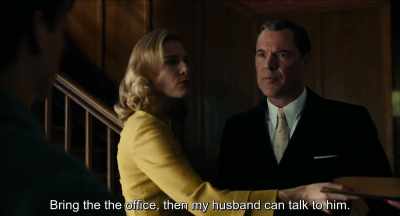 Take him to the office,
then my husband can talk to him.
. - Never Look Away