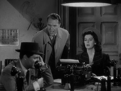 Take Hitler and stick him on the funny page - His Girl Friday