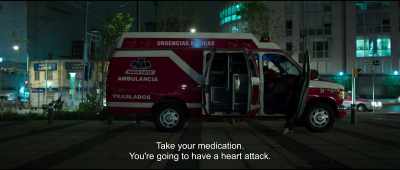 Take your medication.
You're going to have a heart attack. - Midnight Family
