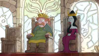 Take off those common clothes
and come down looking like a princess! - Disenchantment