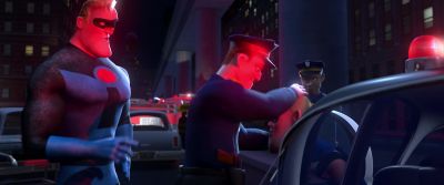 Take this one home And make sure his mom knows what he's been doing - The Incredibles